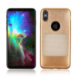 iPhone X (Ten) Window Design Fashion TPU Case (Gold)